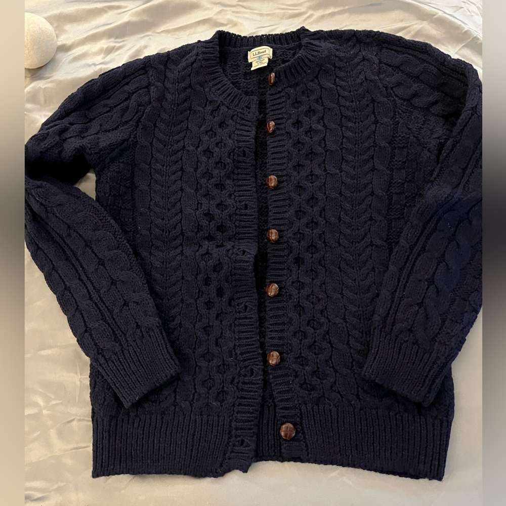 VGUC LL Bean 100% Merino wool sweater
